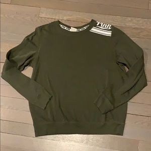Victoria’s Secret green sweatshirt size small